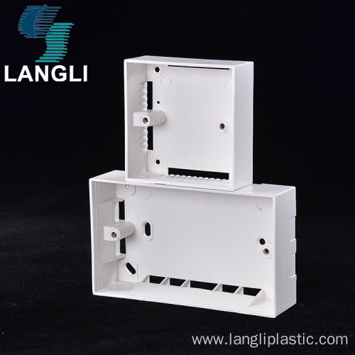 Electrical Pvc Junction Box Square PVC Pattress Box